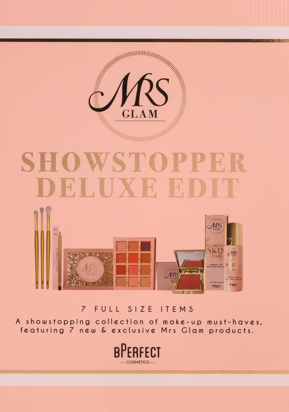 Bperfect Mrs Glam - The Showstopper Cosmetic Edit 3 Shaws Department Stores