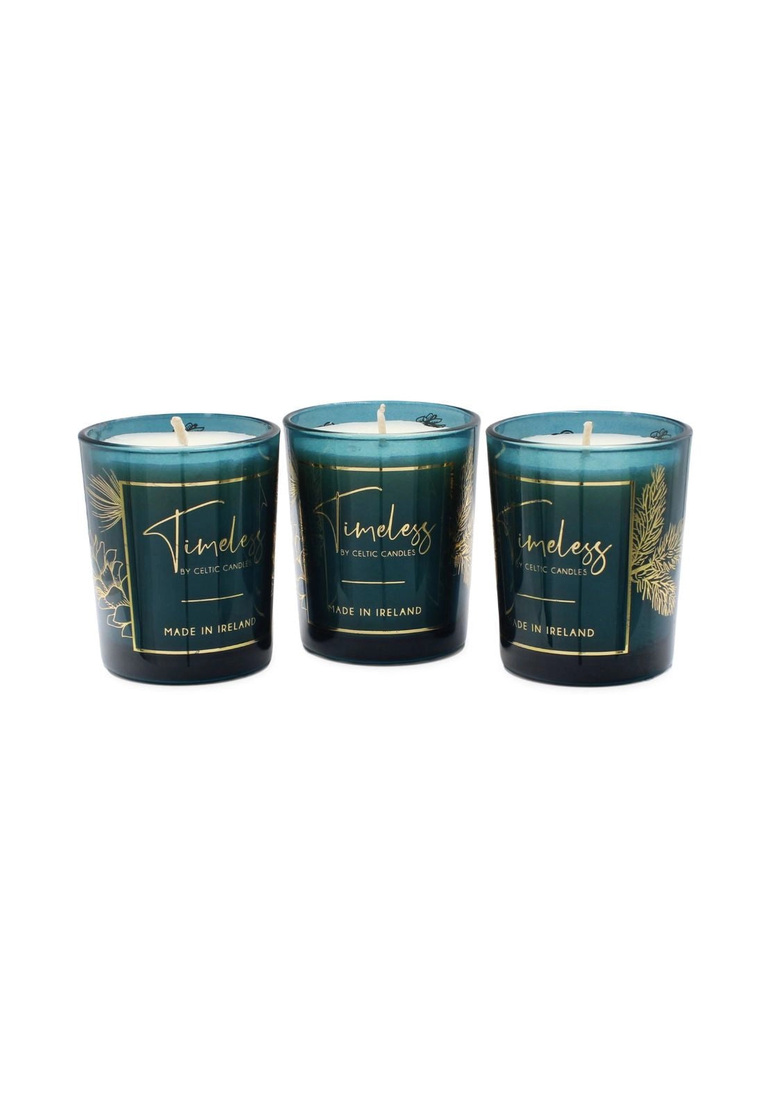 Celtic Candle Harmony Votive Trio - Blue 3 Shaws Department Stores