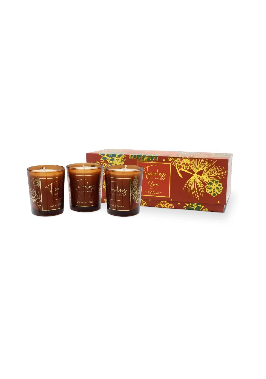 Celtic Candle Renewal Votive Trio - Orange 1 Shaws Department Stores