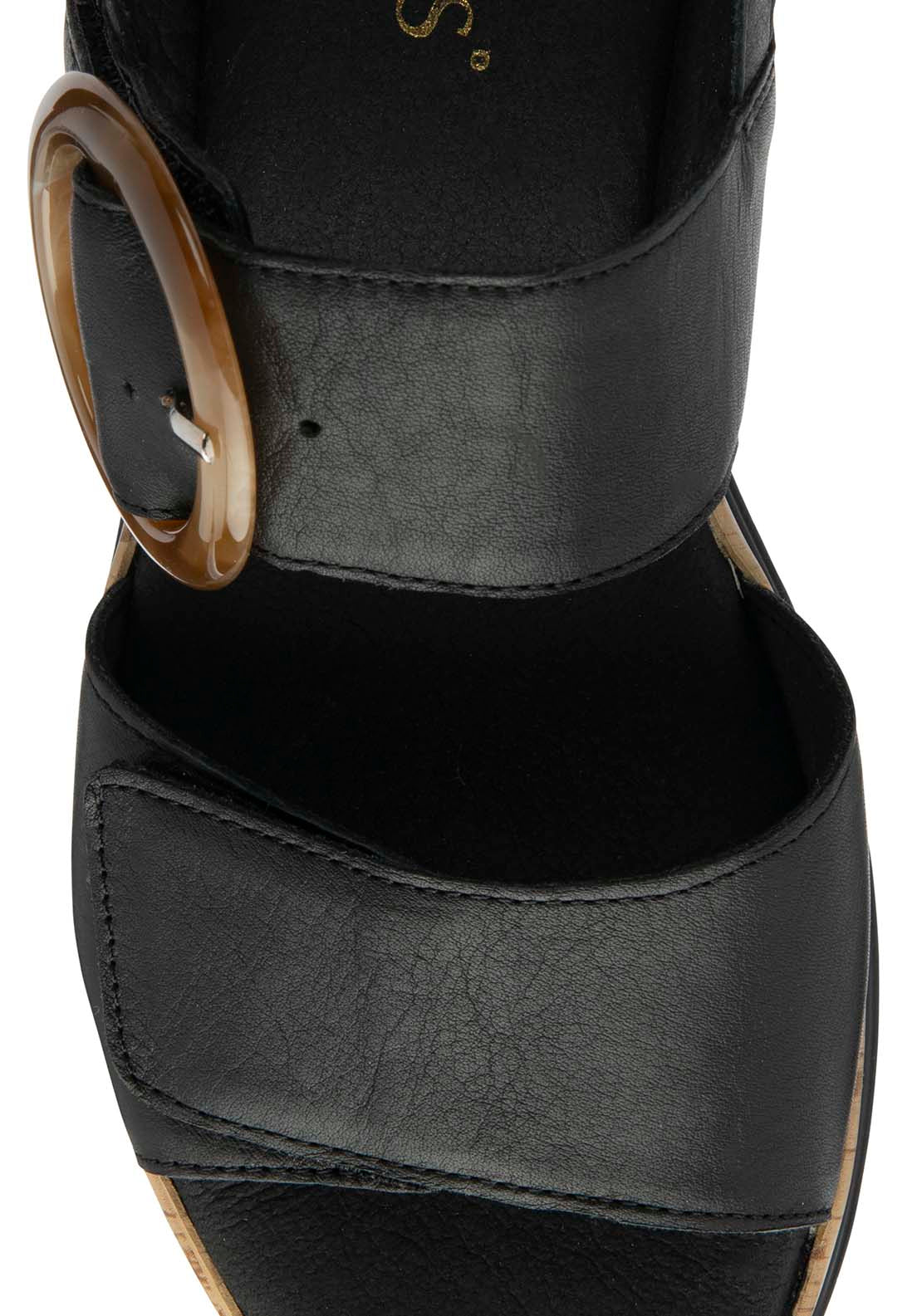 Lotus Cammie Sandal - Black 4 Shaws Department Stores