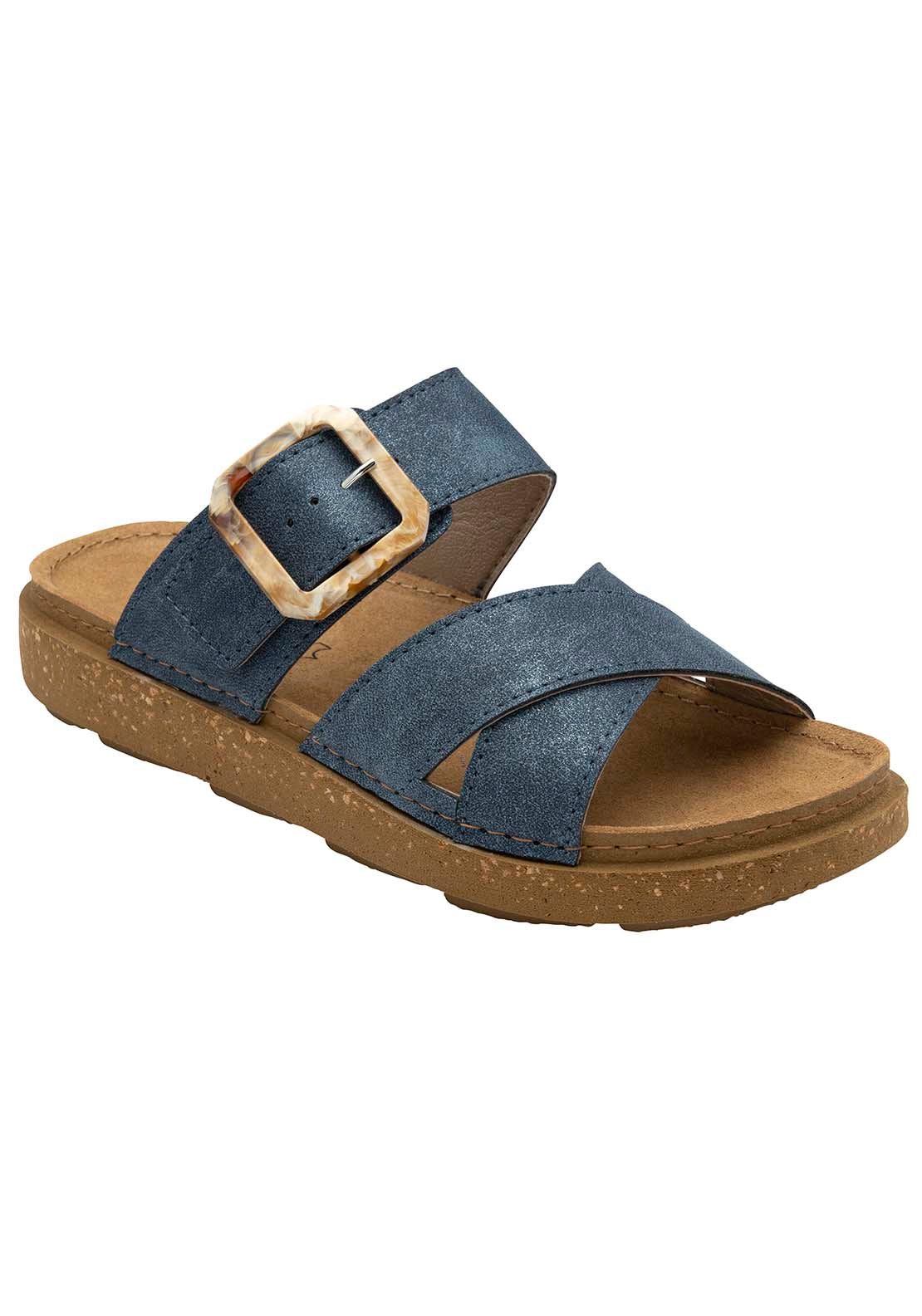 Lotus Comino Sandal - Blue 3 Shaws Department Stores