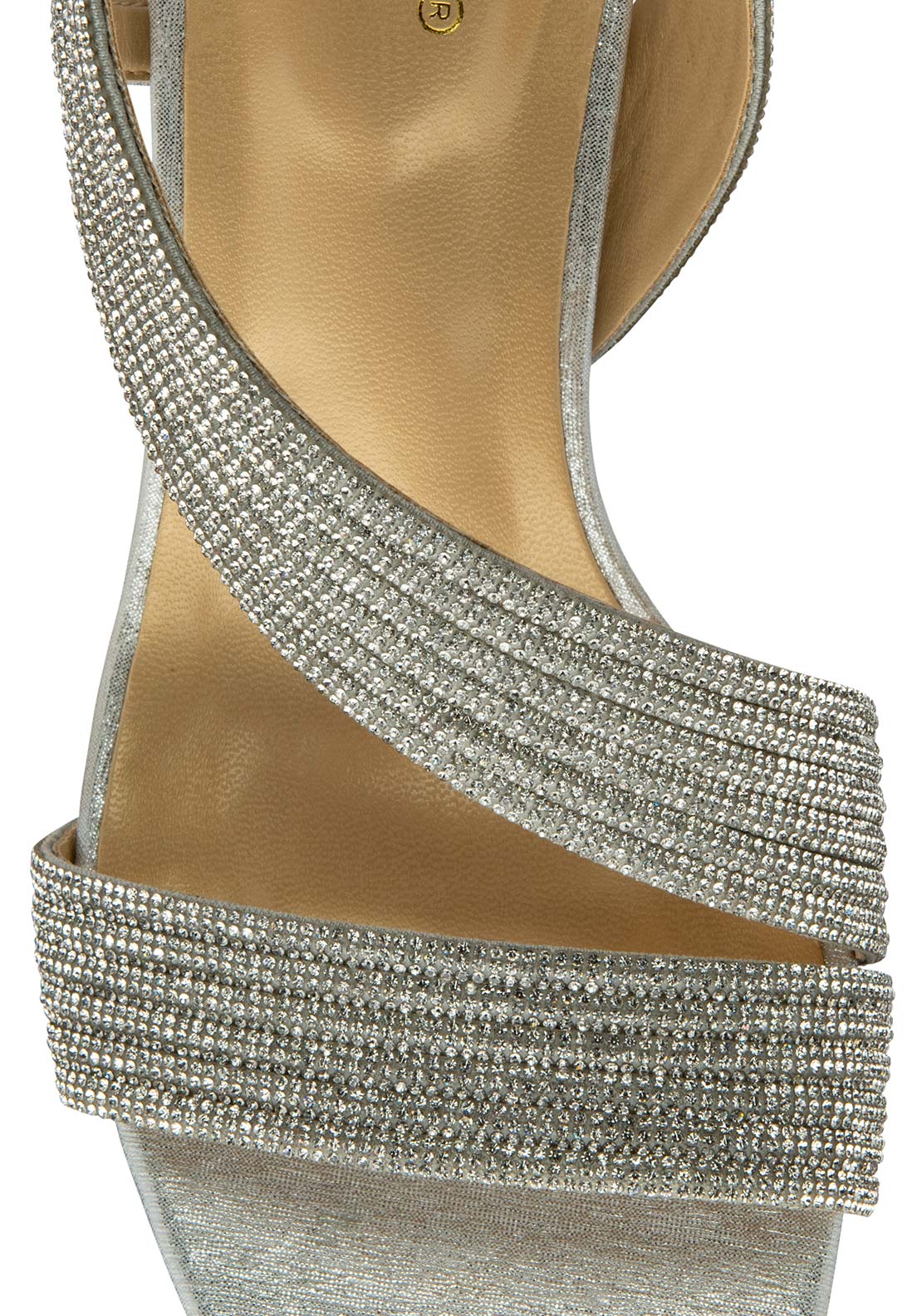 Lotus Galacia Heel Sandal - Silver 4 Shaws Department Stores