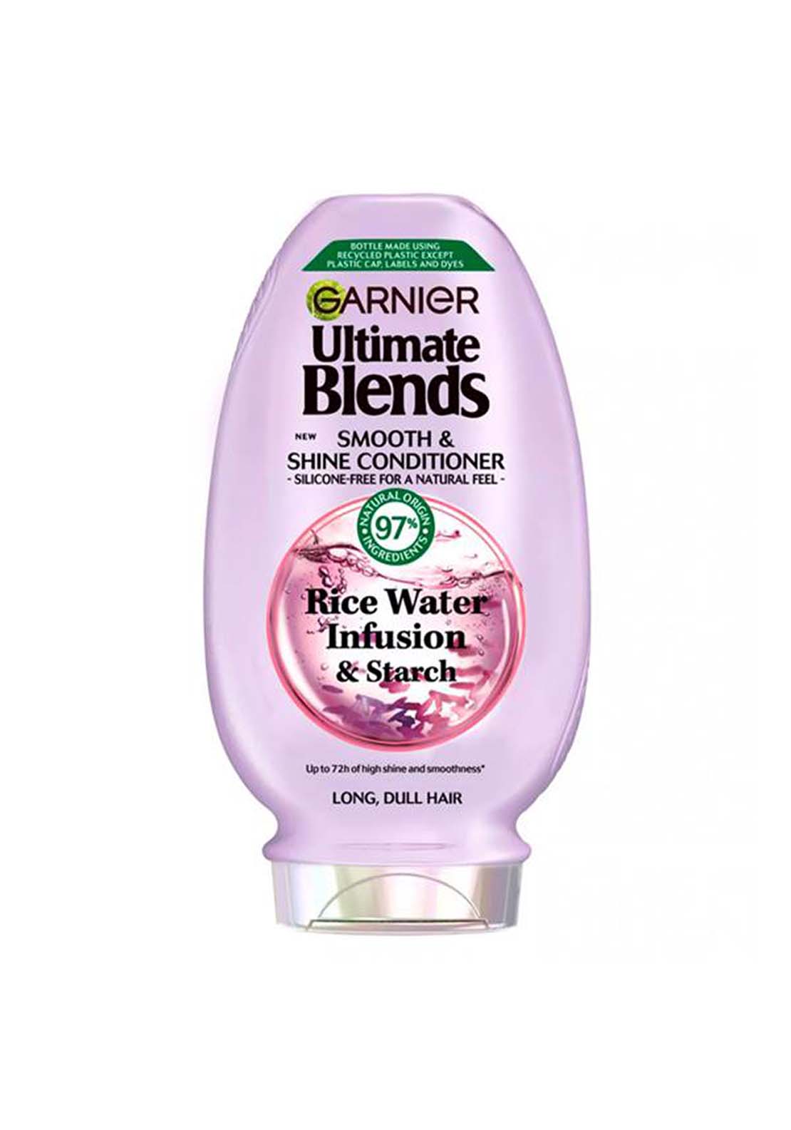 Garnier Ultimate Blends Smooth &amp; Shine Conditioner 250ml 1 Shaws Department Stores
