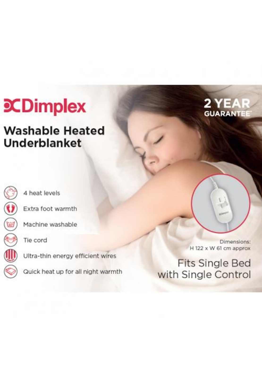 Dimplex Underblanket - White 1 Shaws Department Stores