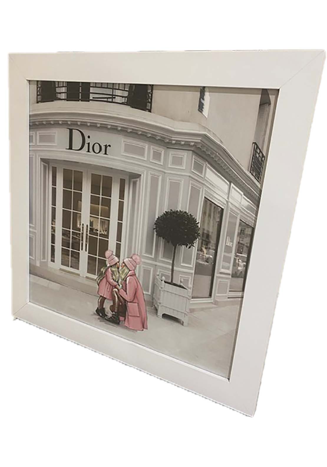 Dior Shop Front Framed Picture 40cm x 40cm - Black – Shaws Department ...