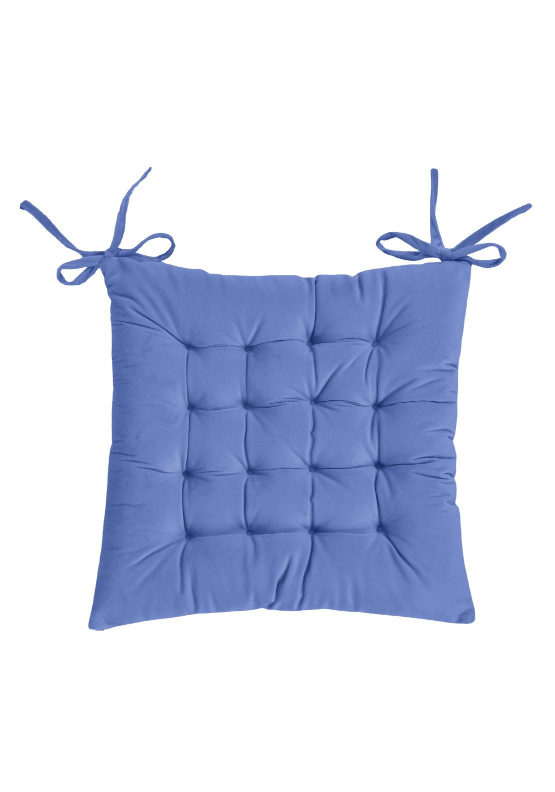 The Home Collection Velvet Seat Pad - Blue 1 Shaws Department Stores
