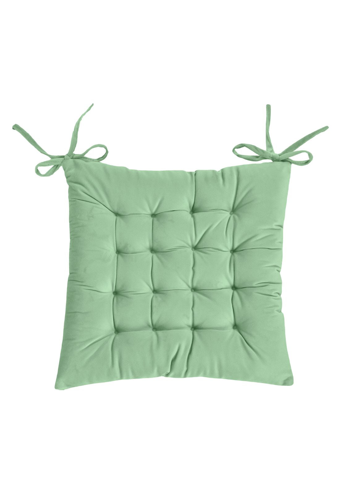 The Home Collection Velvet Seat Pad - Green 1 Shaws Department Stores