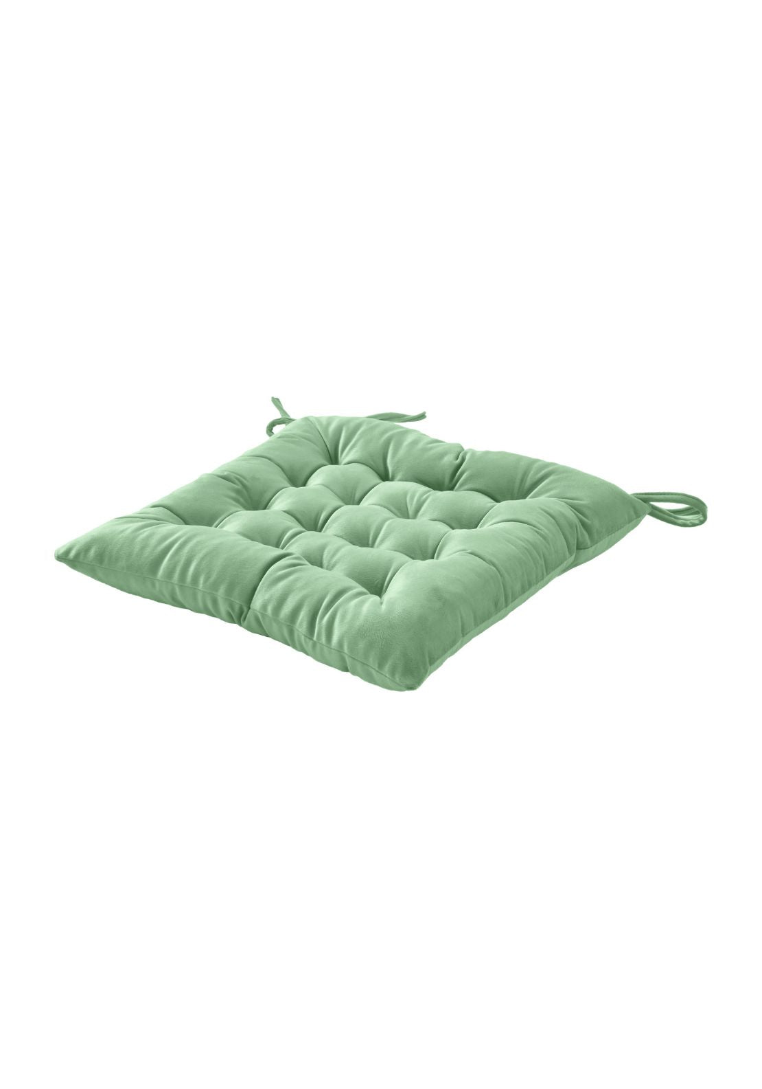 The Home Collection Velvet Seat Pad - Green 2 Shaws Department Stores