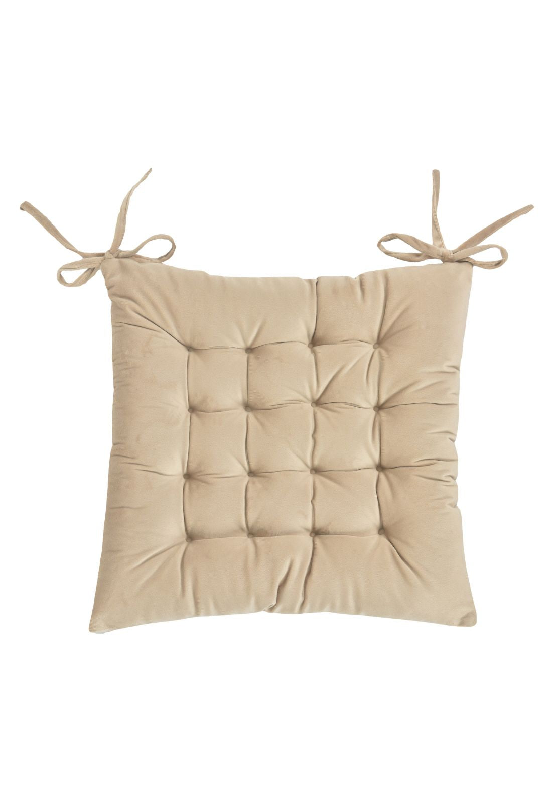 The Home Collection Velvet Seat Pad - Nude 1 Shaws Department Stores
