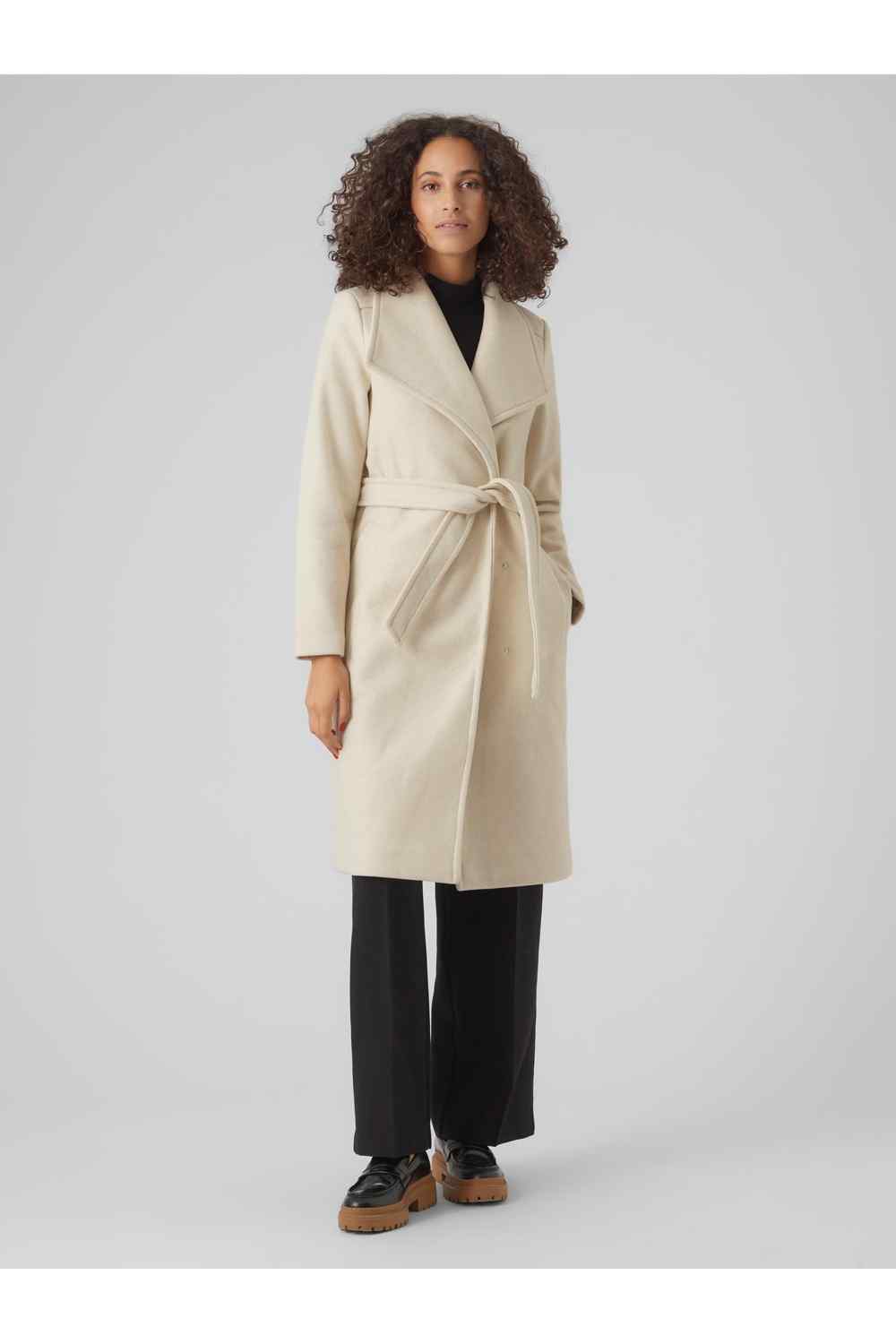 Vero Moda Paula Wrap Coat 1 Shaws Department Stores