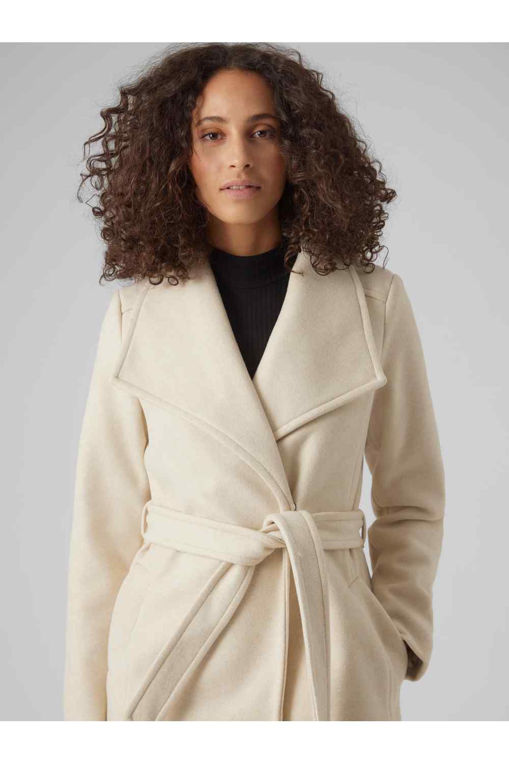 Vero Moda Paula Wrap Coat 2 Shaws Department Stores