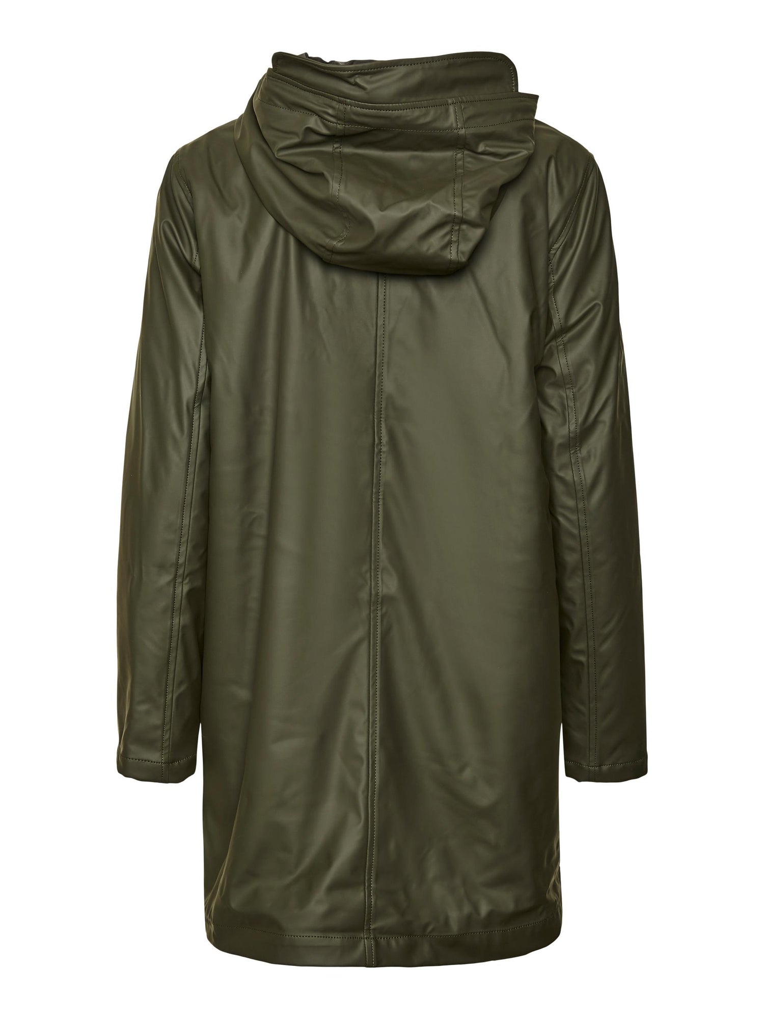 Vero Moda Mvasta Rain Coat - Dark Green 7 Shaws Department Stores