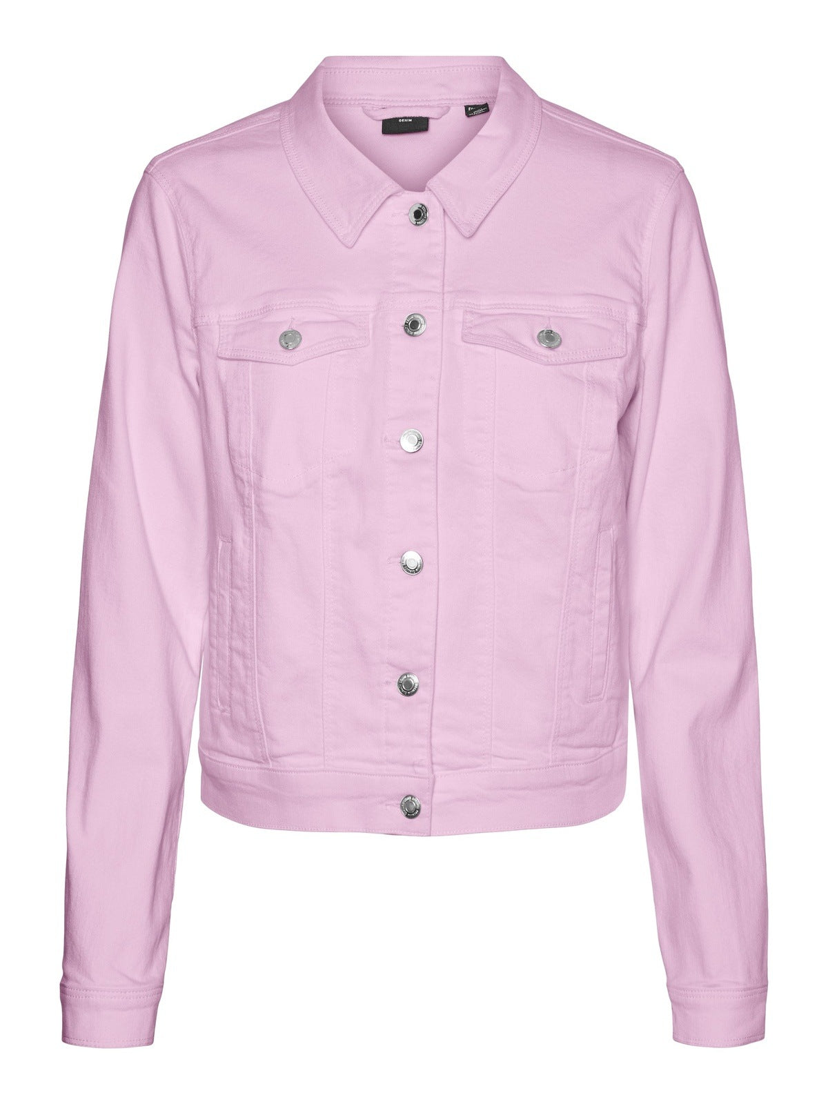 Vero Moda Wild Soya Denim Jacket - Bonbon Pink 1 Shaws Department Stores