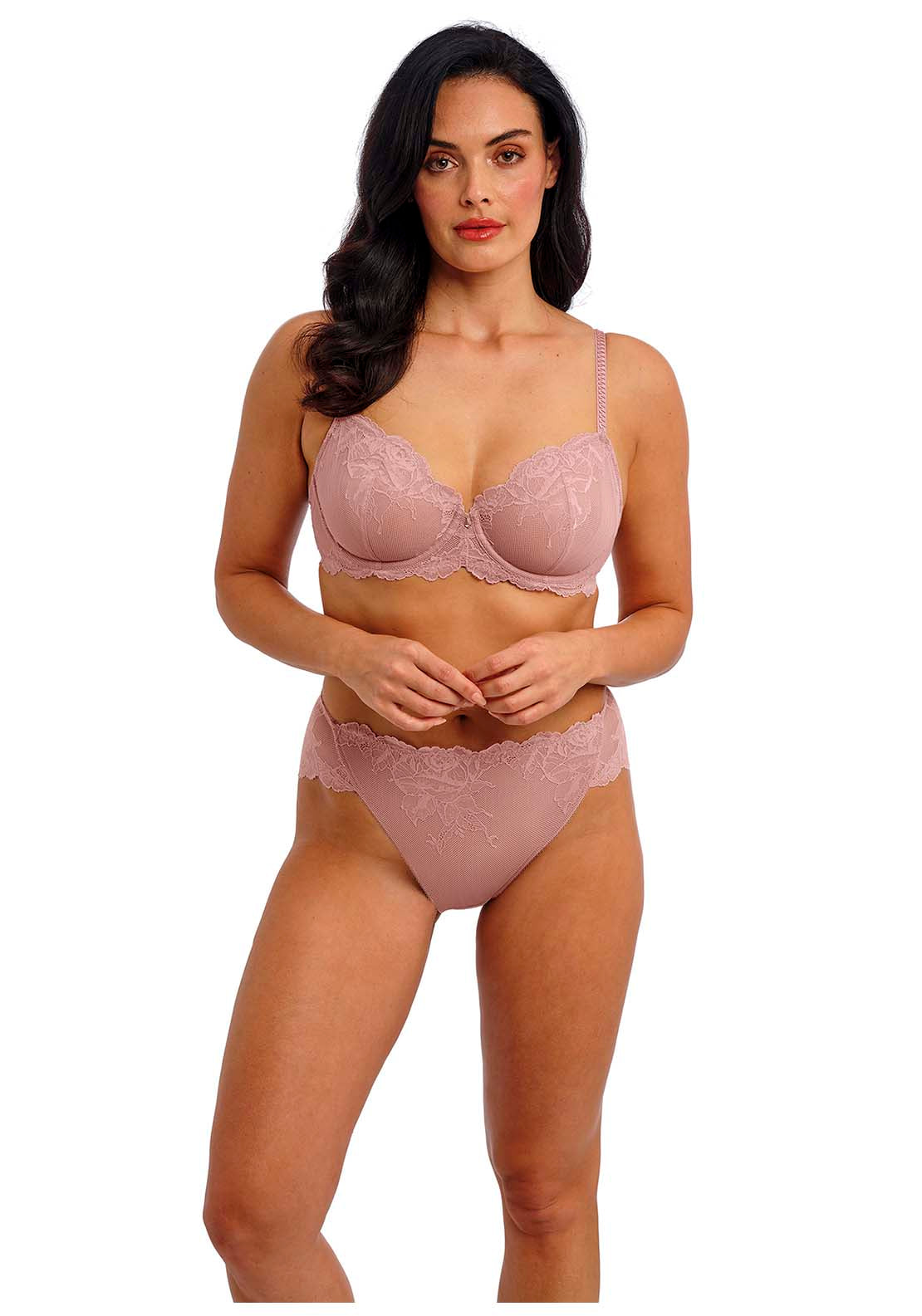 Wacoal Vivid Attraction Underwire Bra - Woodrose 3 Shaws Department Stores