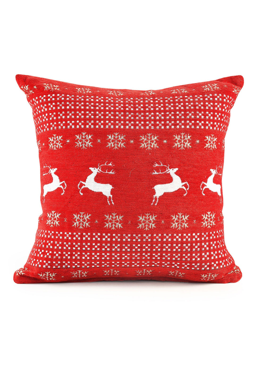 The Home Christmas Snowman Chenille Christmas Cushion 1 Shaws Department Stores