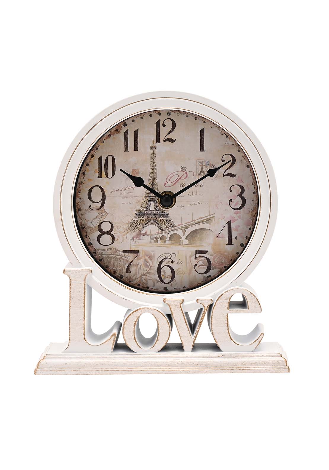 Hometime Mantel Clock - Love 1 Shaws Department Stores