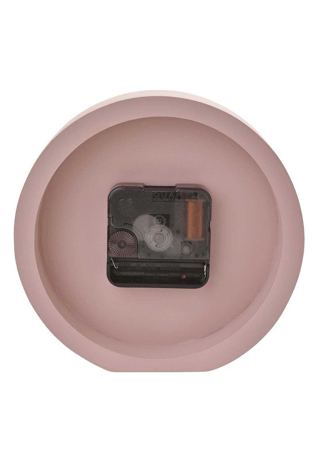 Interval Minimalist Desk Clock 15Cm - Pink 2 Shaws Department Stores