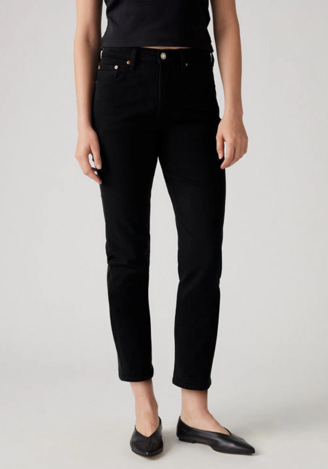 501® Crop Jeans - Black