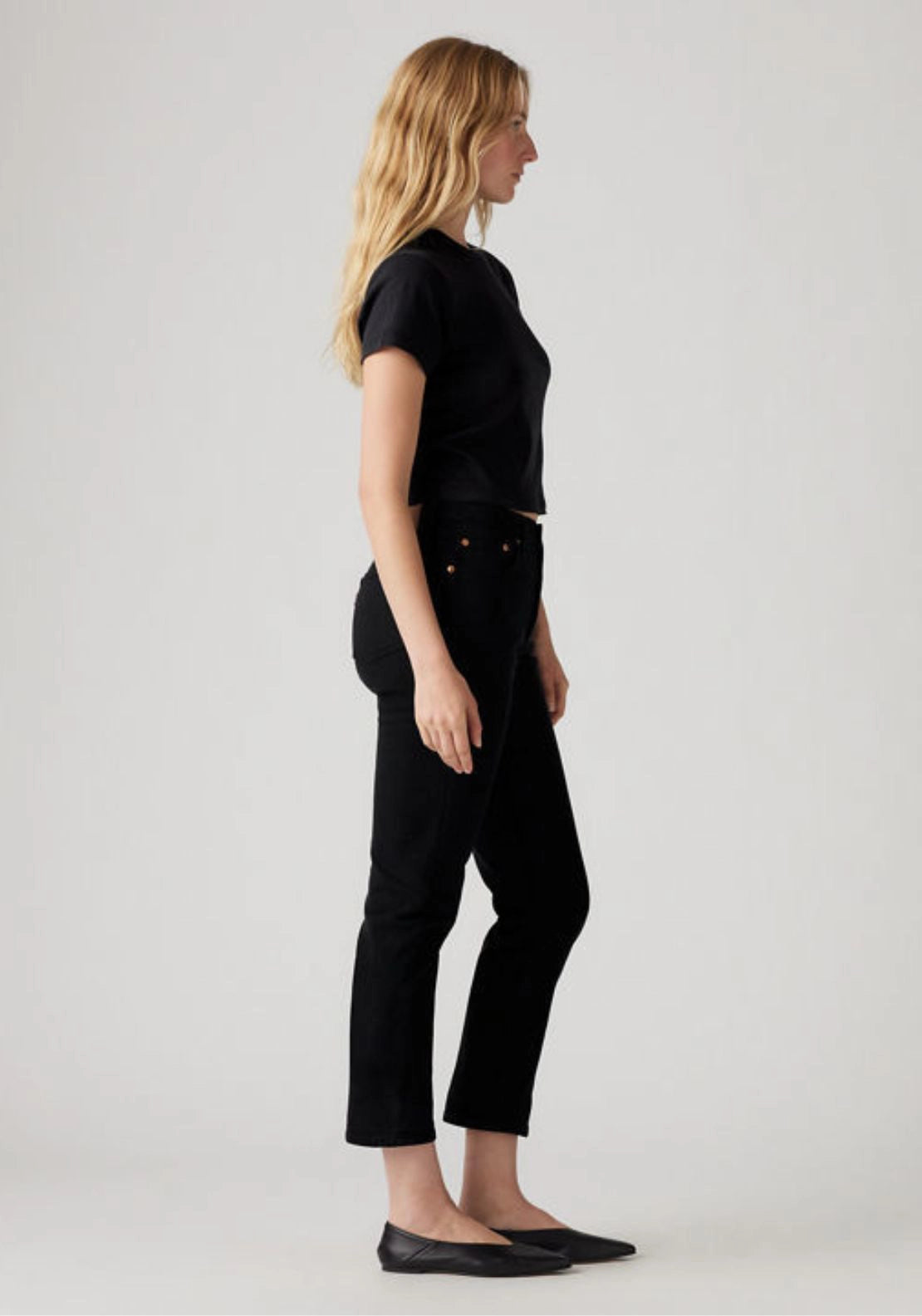 501® Crop Jeans - Black
