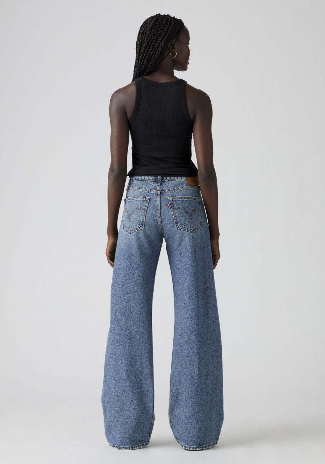 Levis Low Loose Jeans - Blue 2 Shaws Department Stores