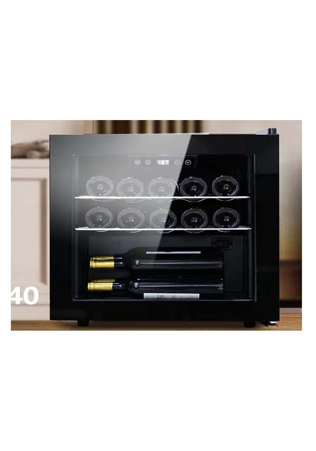 Adamo Wine Cooler Fridge | WC-50 - Black 2 Shaws Department Stores