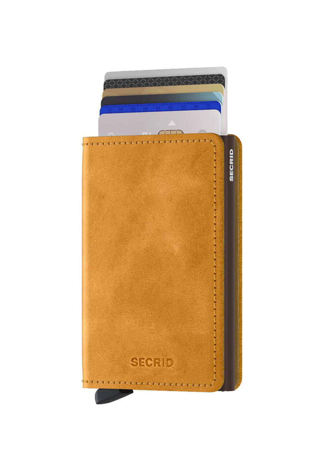 Secrid Slim Vintage Wallet - Ochre 1 Shaws Department Stores