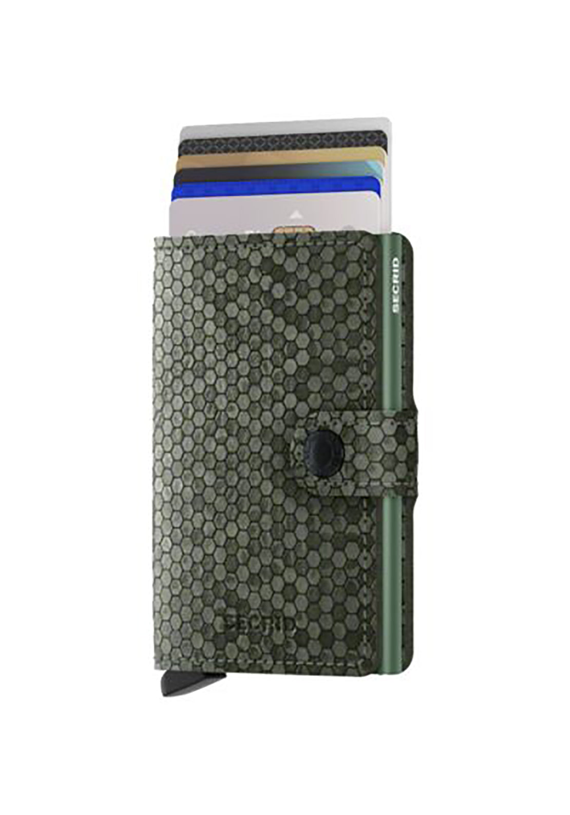 Secrid Mini Hexagon Wallet - Green 1 Shaws Department Stores