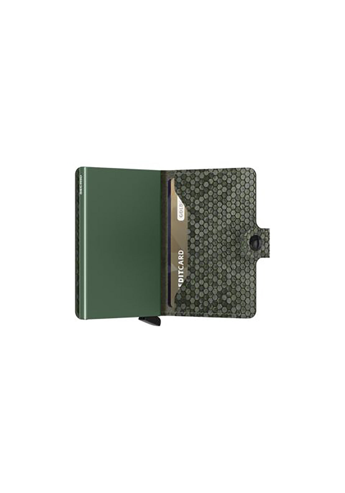 Secrid Mini Hexagon Wallet - Green 4 Shaws Department Stores