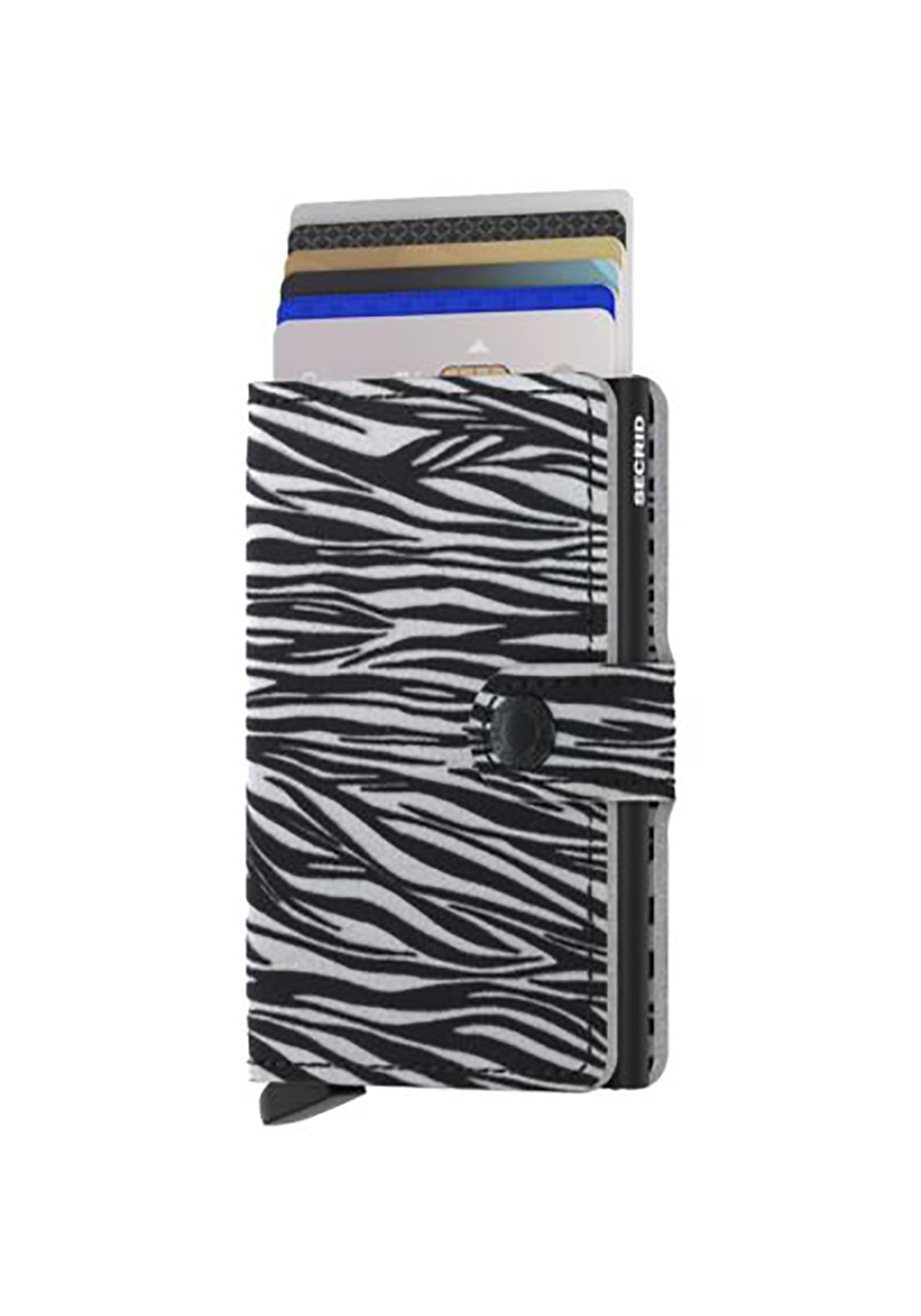 Secrid Mini Zebra Wallet - Grey 1 Shaws Department Stores