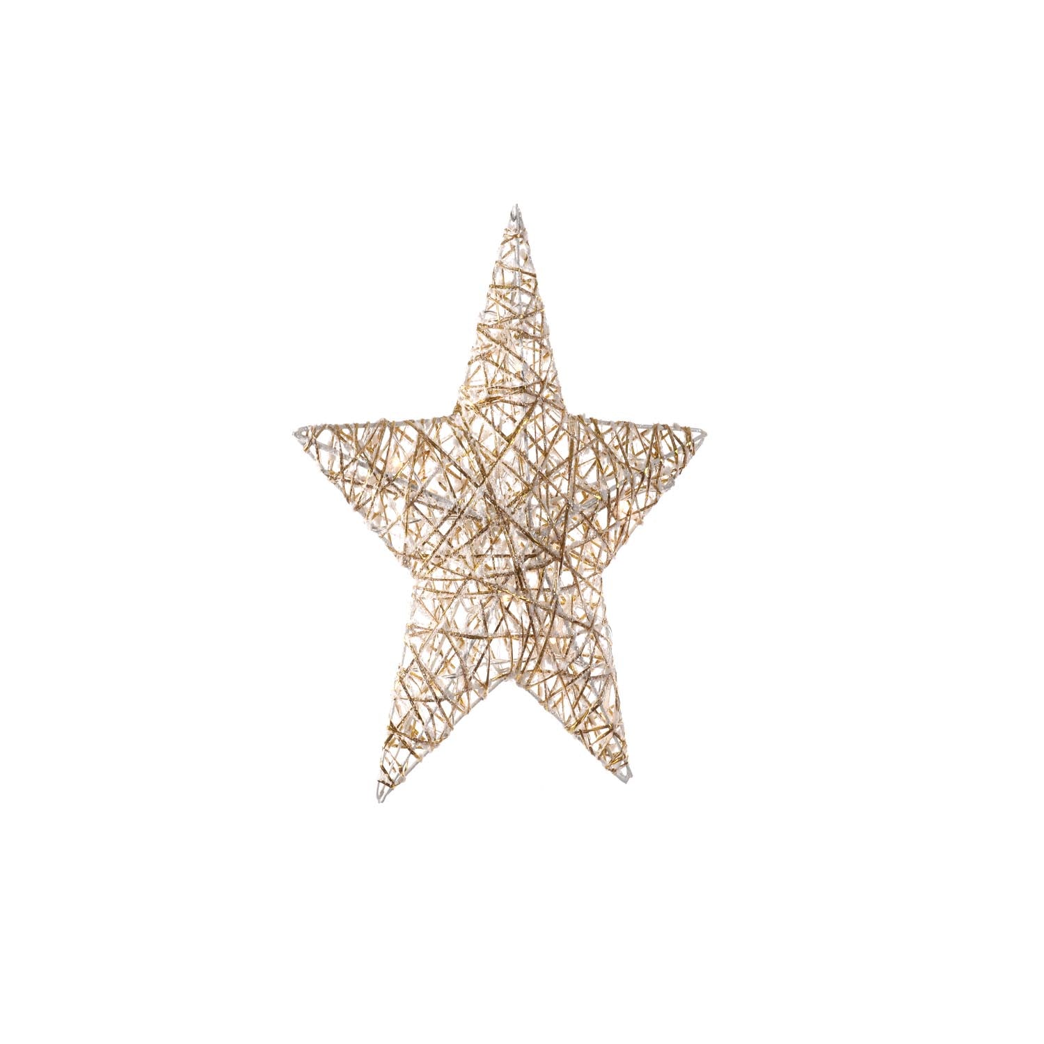 The Home Christmas Woven Star Decoration Gold 1 Shaws Department Stores