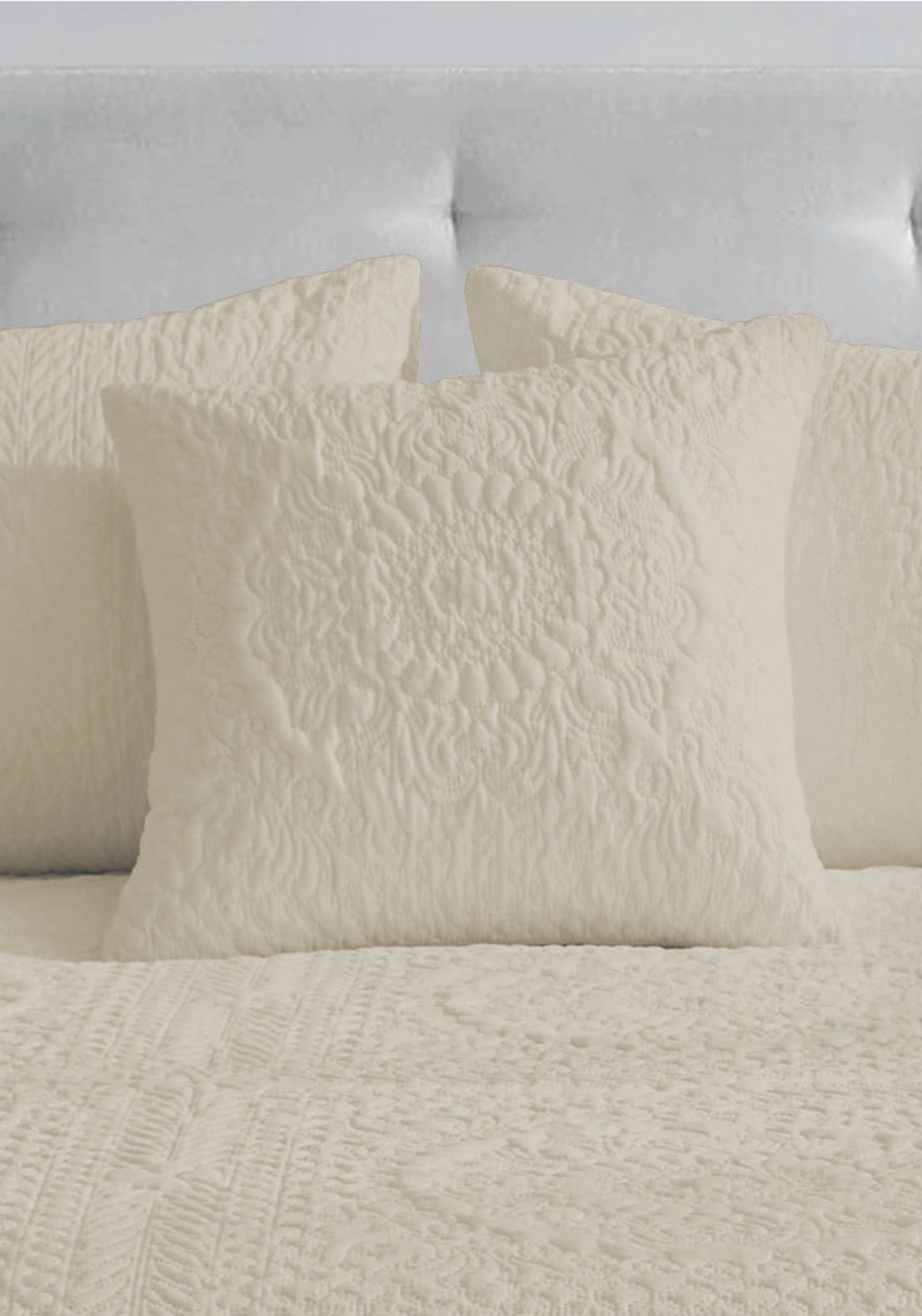 The Home Collection Winchester Cushion - Nude 1 Shaws Department Stores