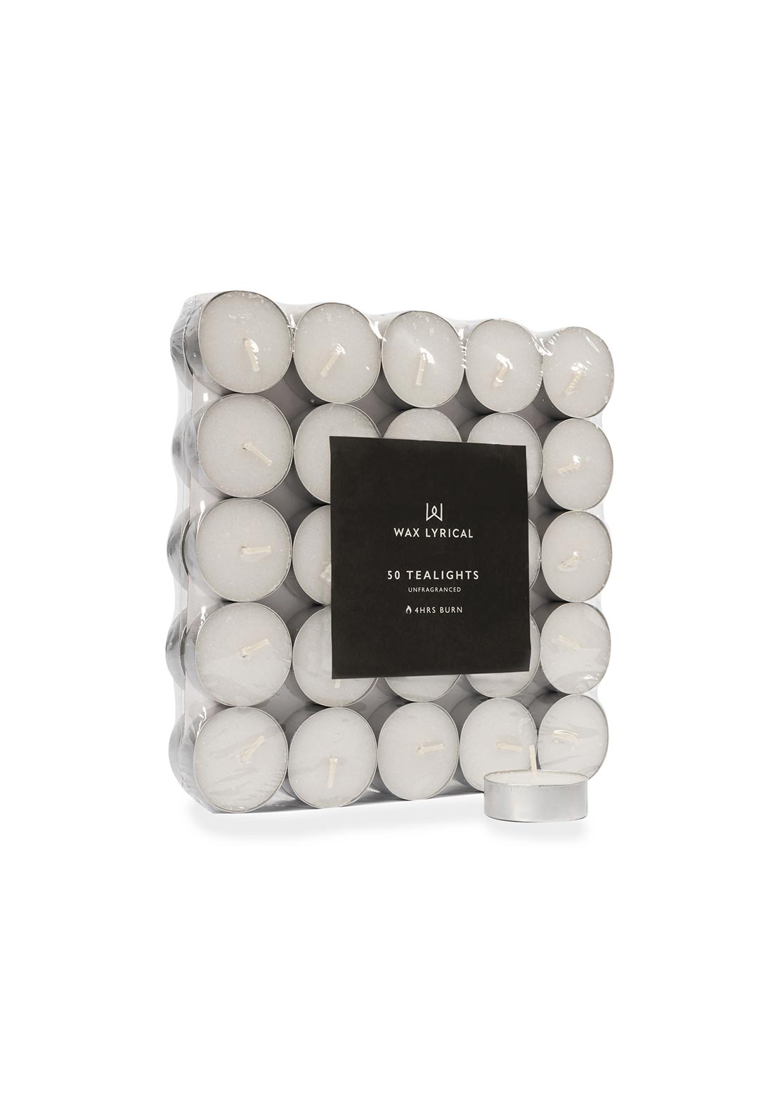 Wax Lyrical Tealights 50Pk Ivory Unscented 1 Shaws Department Stores