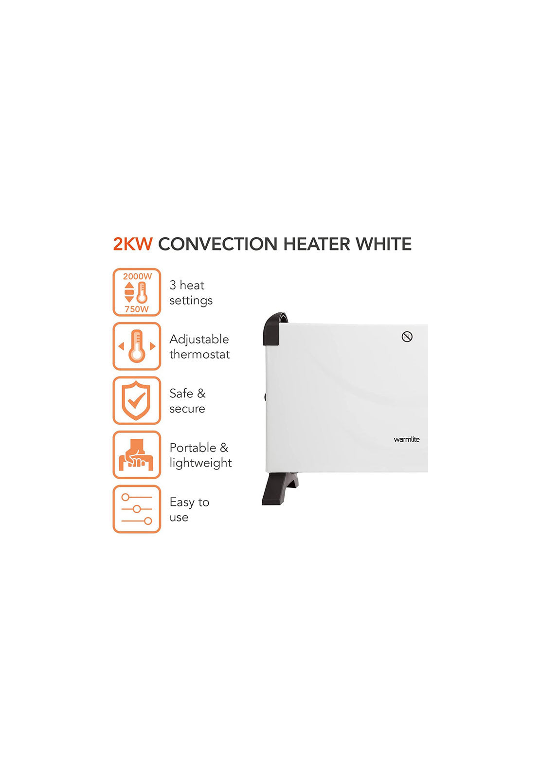 Warmlite Convection Heater | WL41007 6 Shaws Department Stores