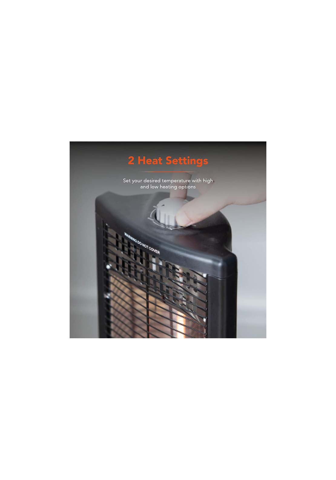 Warmlite 1000W Carbon Infrared Heater | Wl42013 - Black 6 Shaws Department Stores