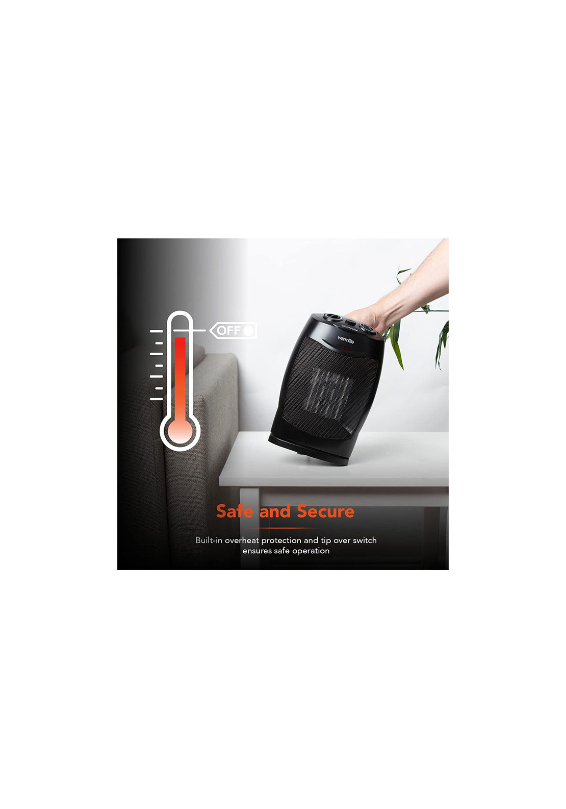 Warmlite Warmlite Ceramic Fan Heater | WL44005 4 Shaws Department Stores