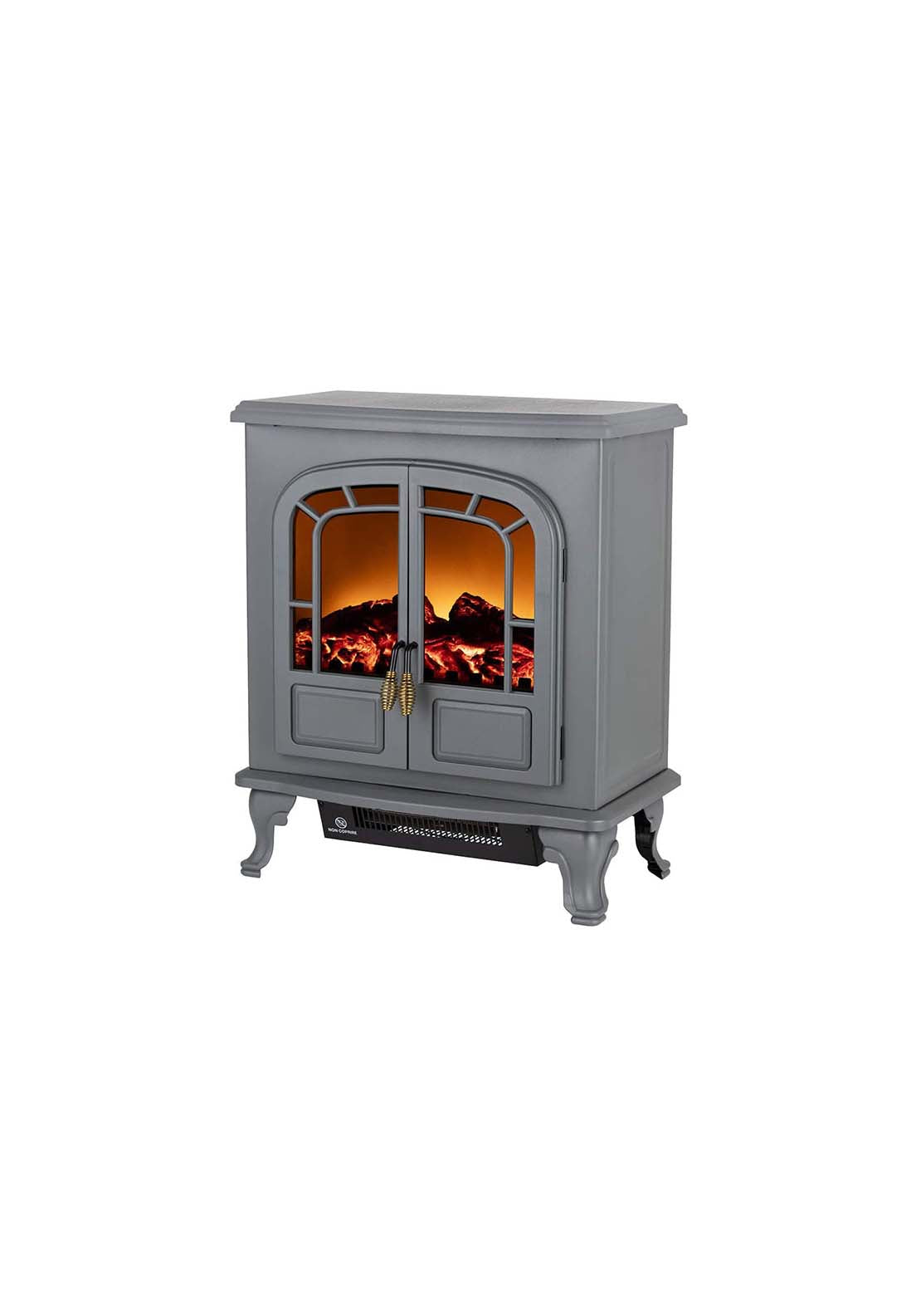 Warmlite Mable 2KW Compact Electric Stove Fire | WL46019G - Grey 1 Shaws Department Stores