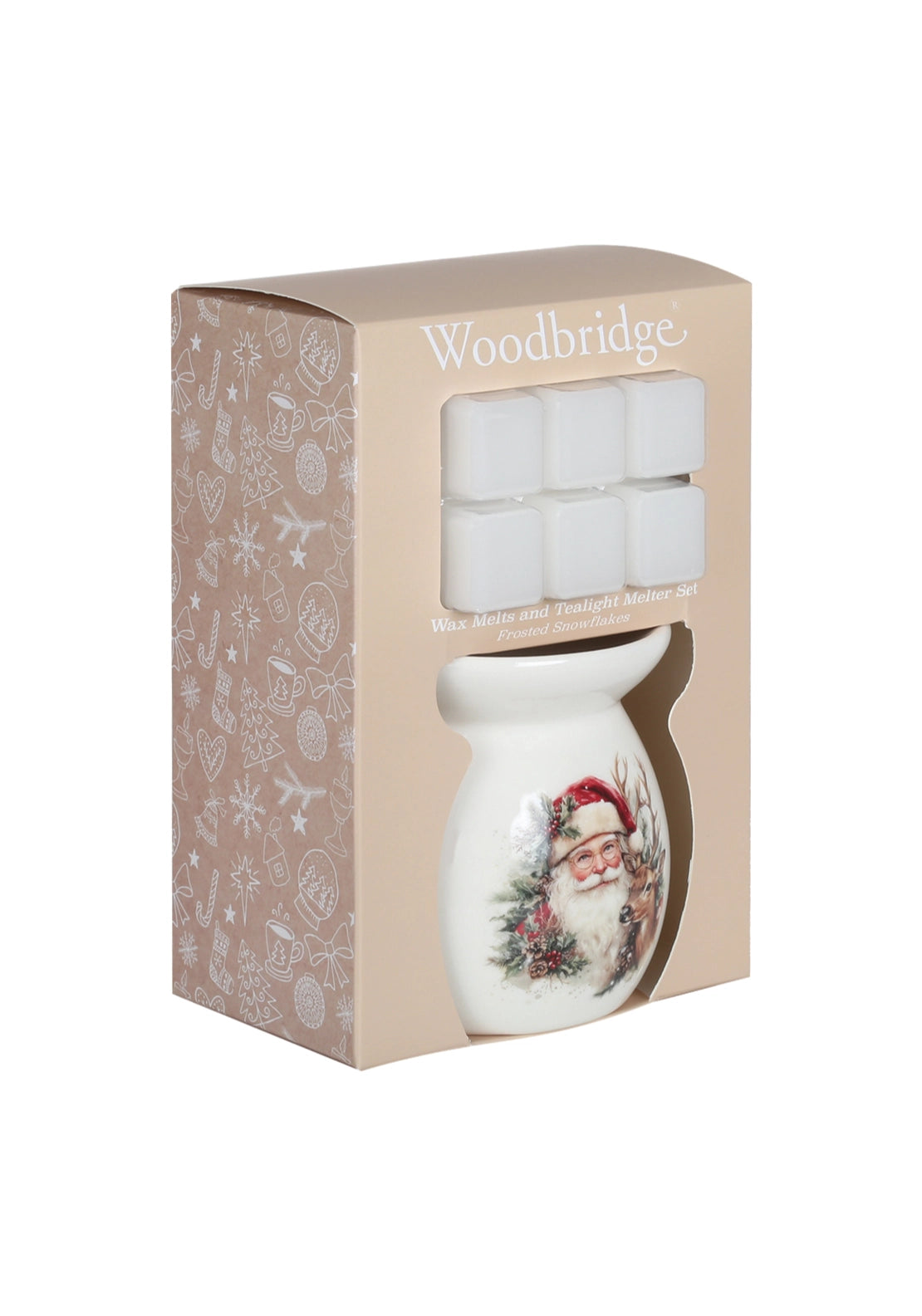 Santa Melter &amp; Melts Set - White