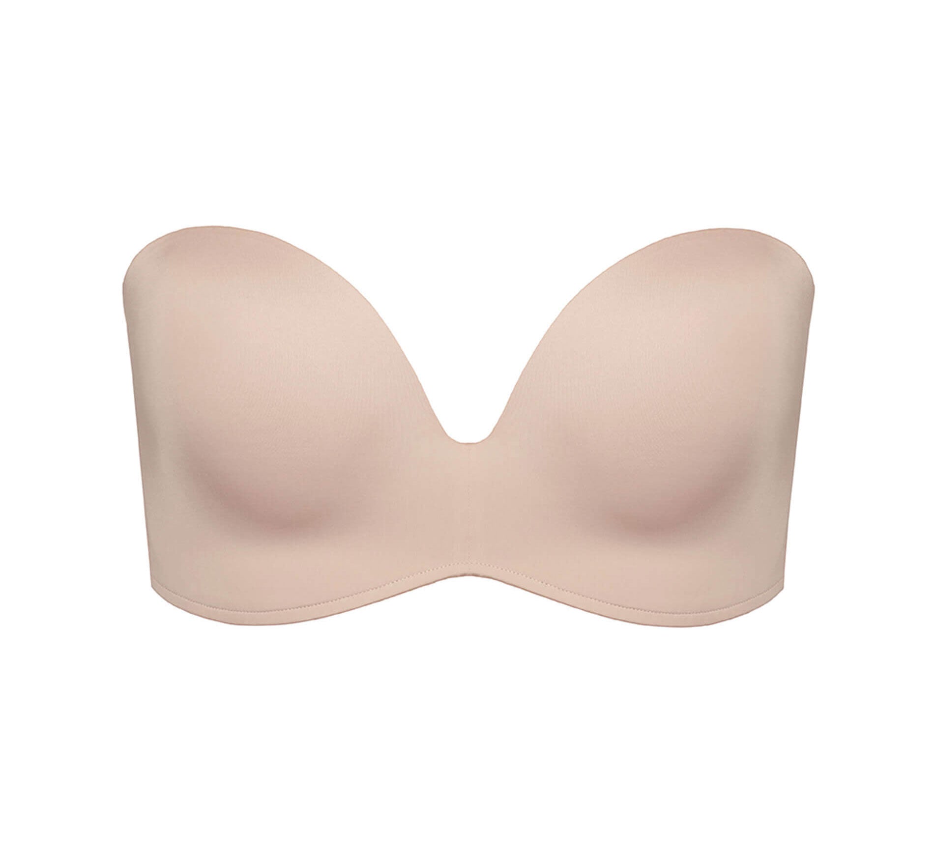 Ultimate Strapless Under Wire Push Up Bra - Nude