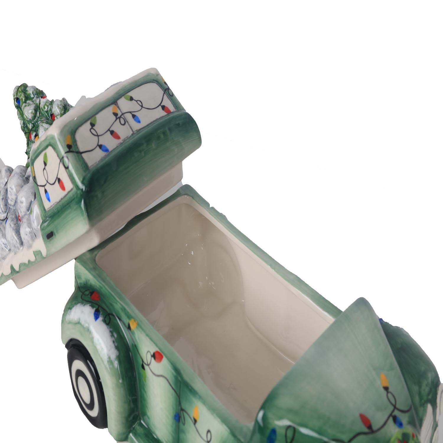 The Home Christmas Ceramic Xmas Truck Cookie Jar 4 Shaws Department Stores