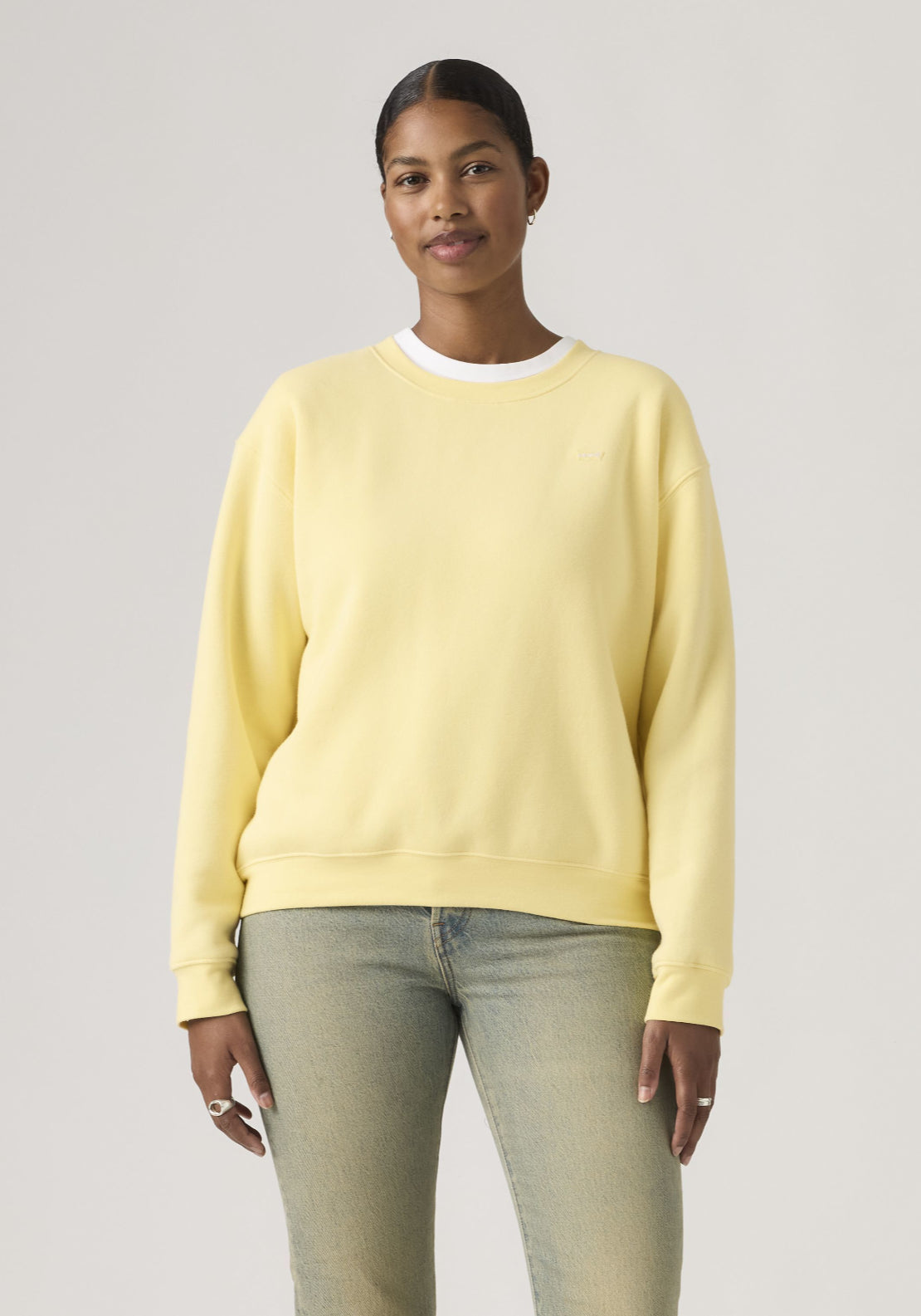 Levis Everyday Sweatshirt - Yellow 1 Shaws Department Stores