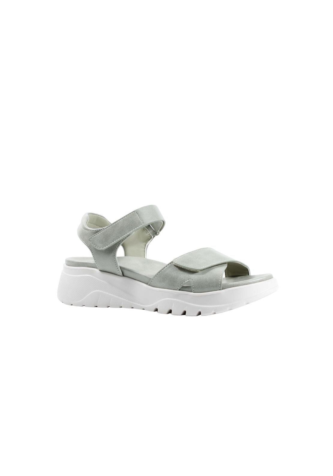 Propet Double Strap Velcro Sandal - Green 1 Shaws Department Stores
