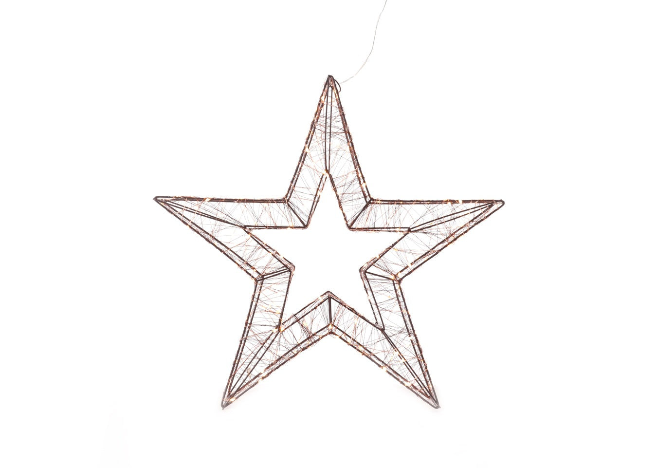 The Home Christmas Motif 3D Copper Star Decoration 1 Shaws Department Stores