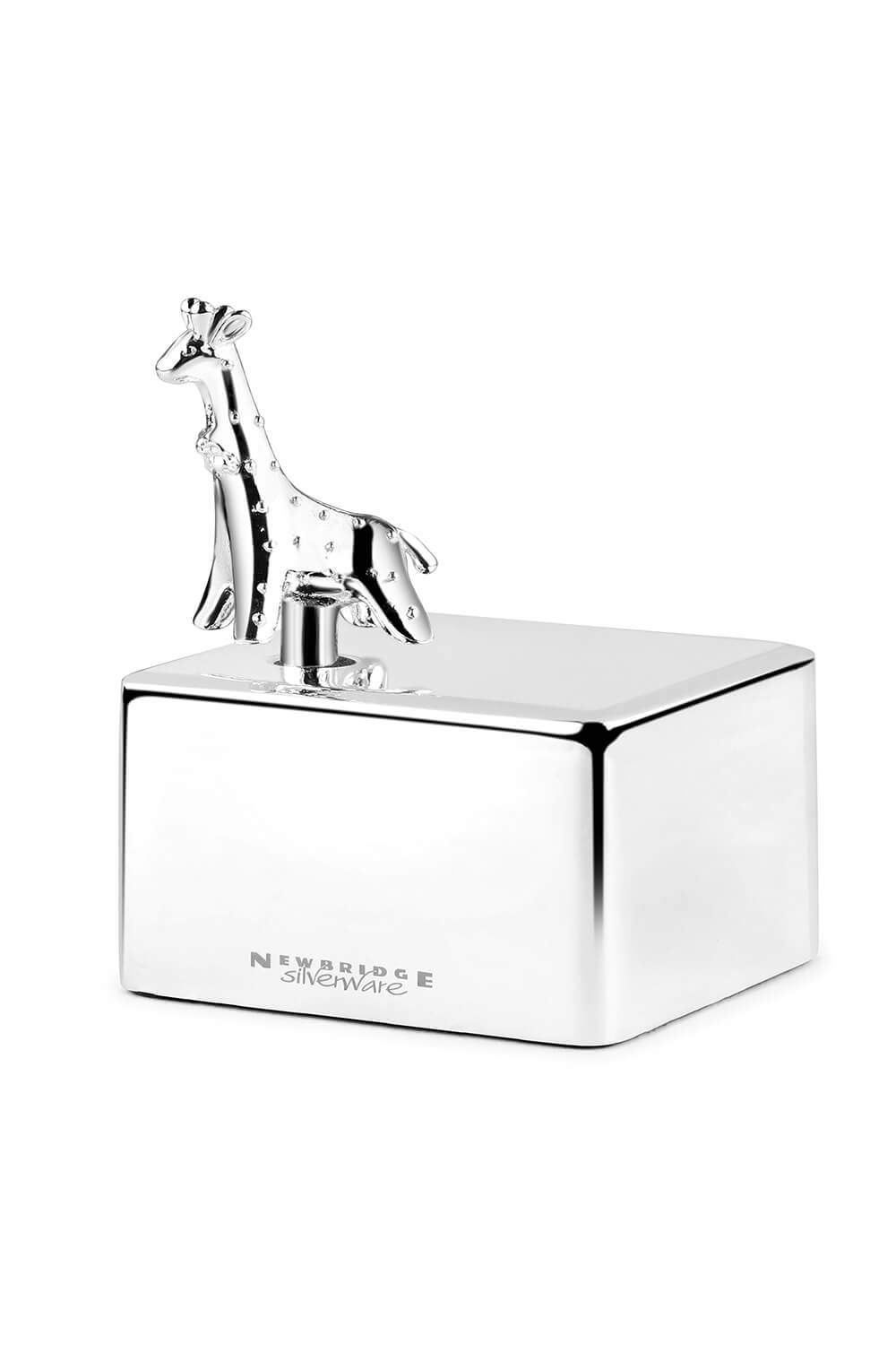 Newbridge Silverware Music Box Giraffe 1 Shaws Department Stores