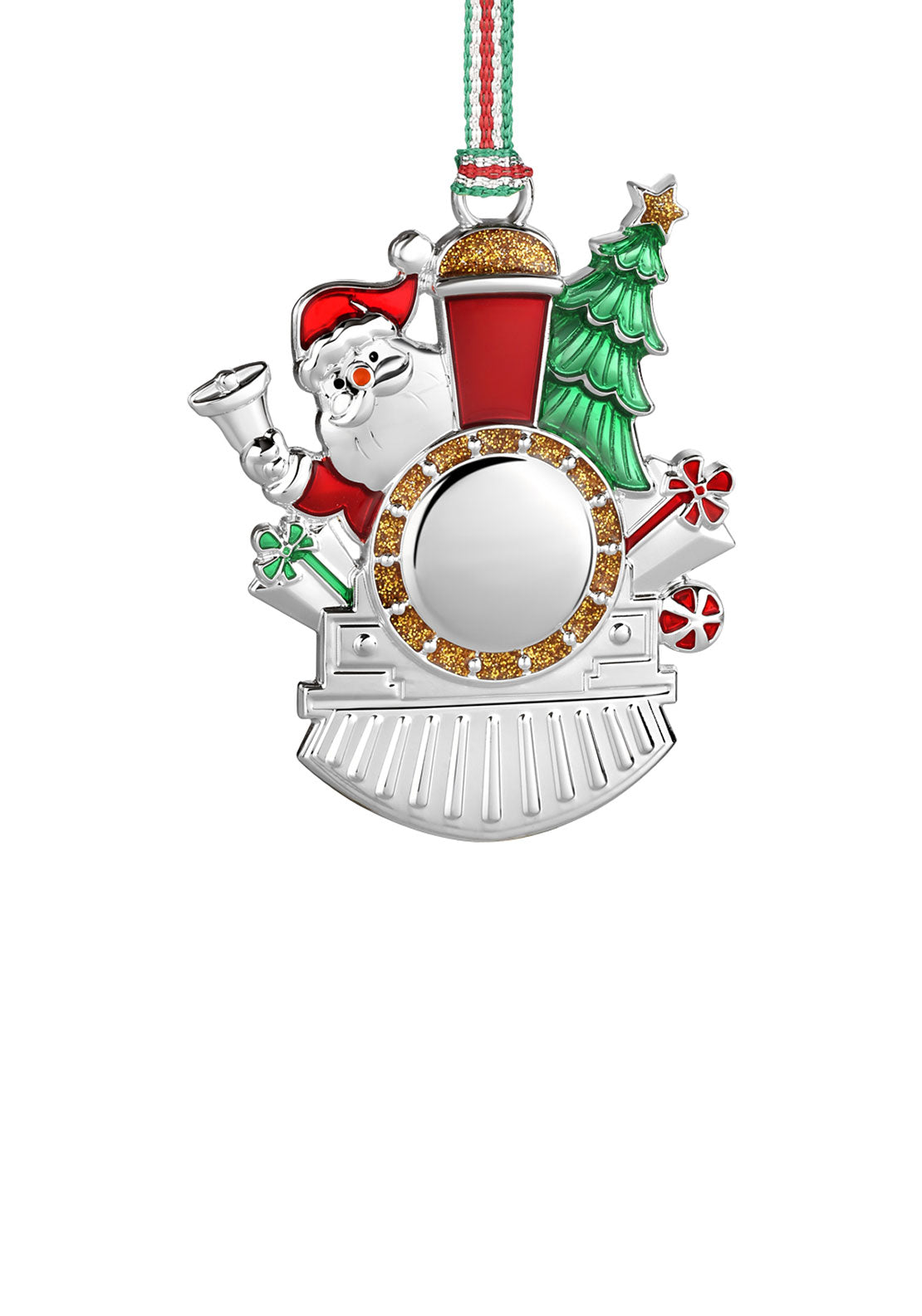 Newbridge Silverware Santa in Steam Engine Christmas Tree Decoration 1 Shaws Department Stores
