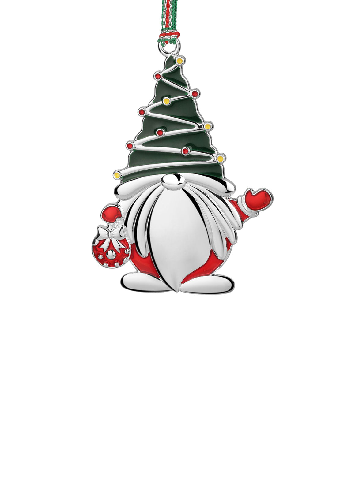 Newbridge Silverware Gonk with Green Hat Christmas Tree Decoration 1 Shaws Department Stores