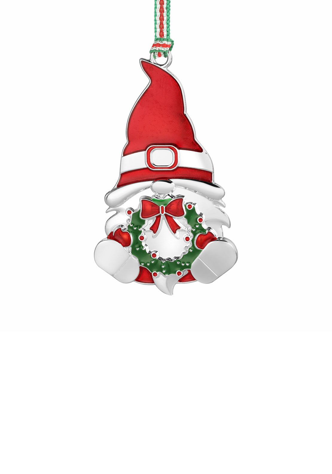 Newbridge Silverware Gonk with Wreath Christmas Tree Decoration 1 Shaws Department Stores