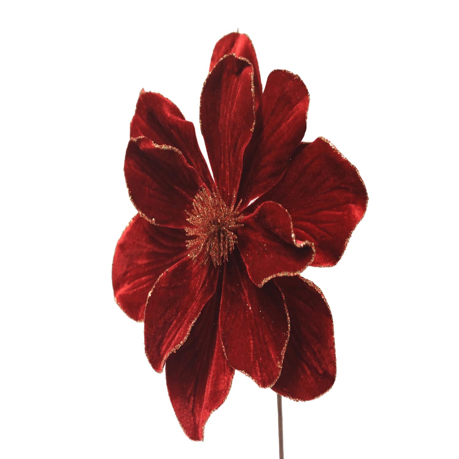 The Home Christmas Red Magnolia Stem 4 Shaws Department Stores