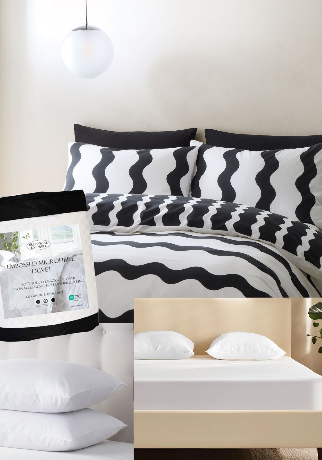 Wave Bedding Bundle - Multi