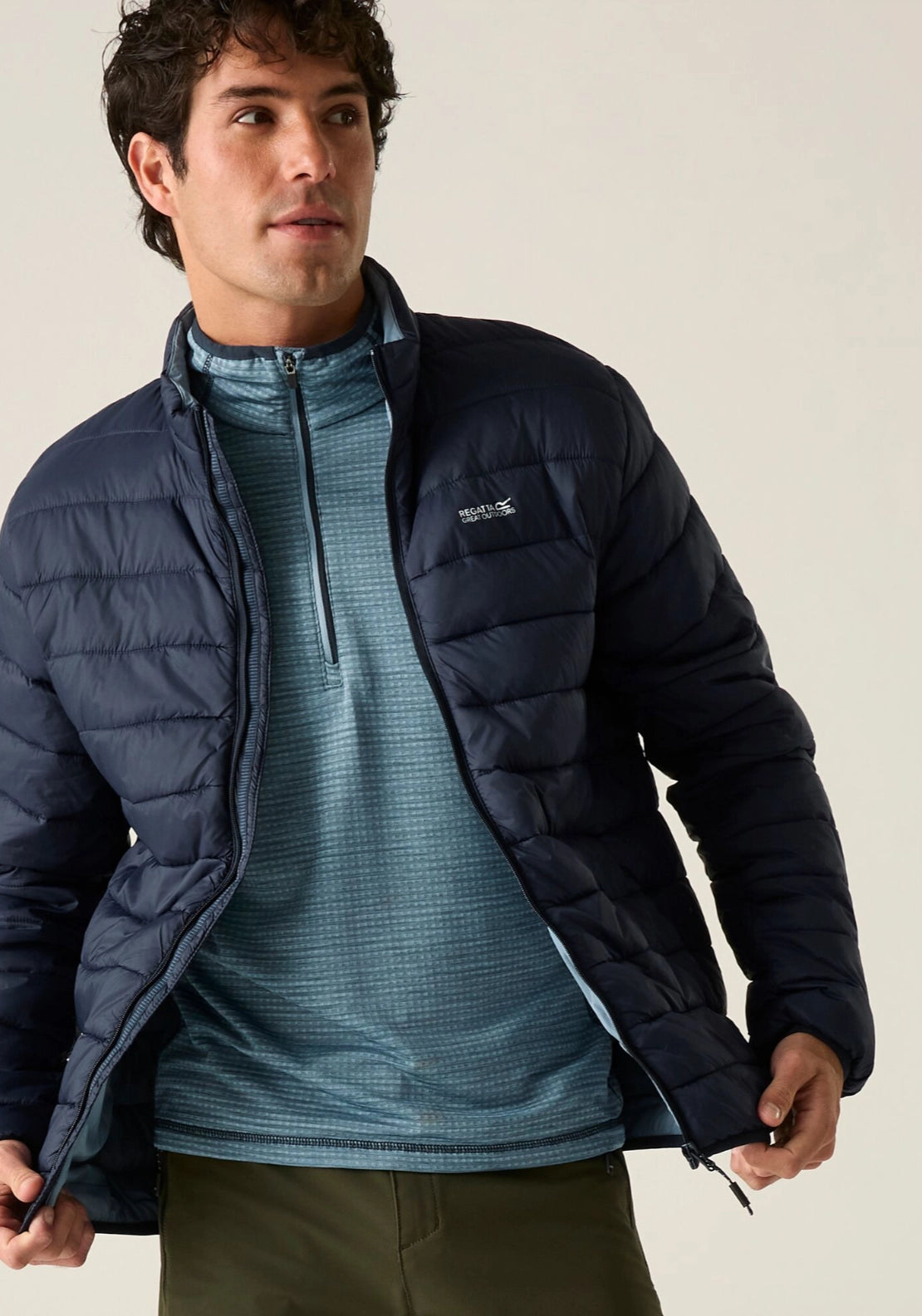 Marizion Light Puffa Jacket - Navy