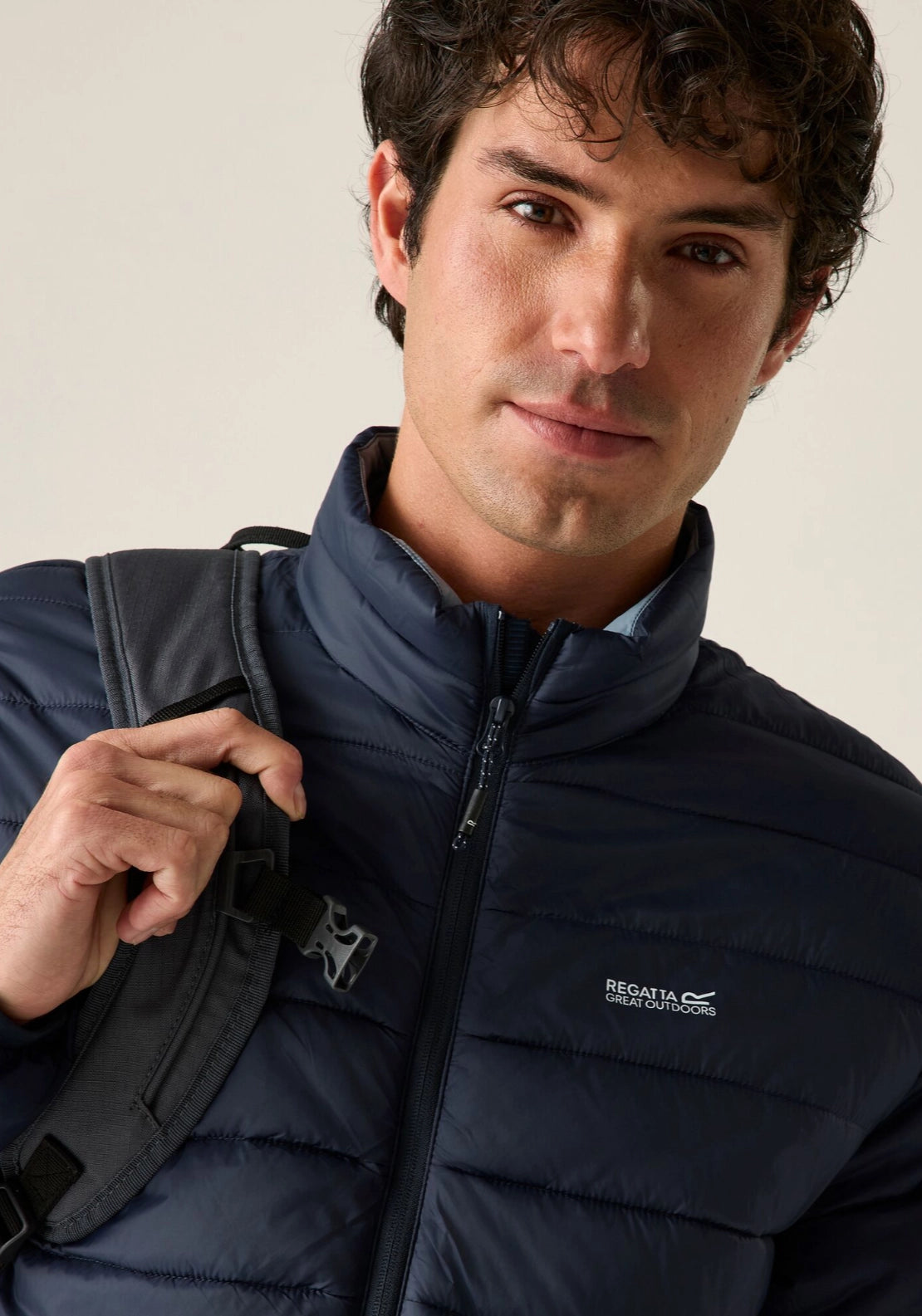 Marizion Light Puffa Jacket - Navy